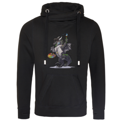 Motiv: Cross Neck Hoodie - Ulisses - Chibi - Making of - bestimme auf Wunsch Details wie Produkt, Grösse, Farbe und Position selbst ! Motiv: Cross Neck Hoodie - Ulisses - Chibi - Making of