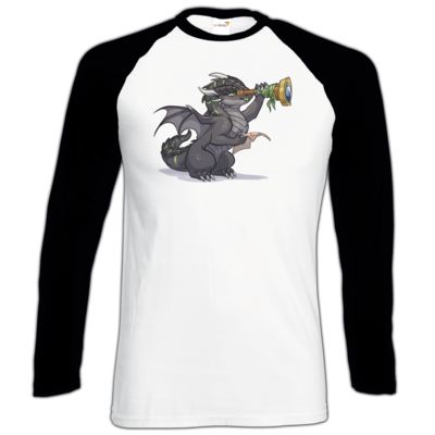 Motiv: Longsleeve Baseball T - Ulisses - Chibi - Teaser - bestimme auf Wunsch Details wie Produkt, Grösse, Farbe und Position selbst ! Motiv: Longsleeve Baseball T - Ulisses - Chibi - Teaser