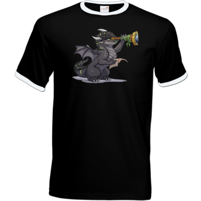 Motiv: T-Shirt Ringer - Ulisses - Chibi - Teaser - bestimme auf Wunsch Details wie Produkt, Grösse, Farbe und Position selbst ! Motiv: T-Shirt Ringer - Ulisses - Chibi - Teaser
