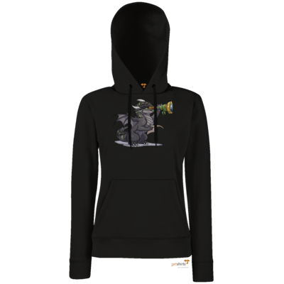 Motiv: Hoodie Damen Classic - Ulisses - Chibi - Teaser - bestimme auf Wunsch Details wie Produkt, Grösse, Farbe und Position selbst ! Motiv: Hoodie Damen Classic - Ulisses - Chibi - Teaser