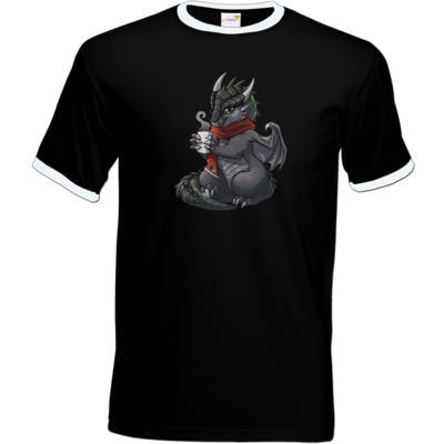 Motiv: T-Shirt Ringer - Ulisses - Chibi - Weihnachtsmotiv 1 - bestimme auf Wunsch Details wie Produkt, Grösse, Farbe und Position selbst ! Motiv: T-Shirt Ringer - Ulisses - Chibi - Weihnachtsmotiv 1