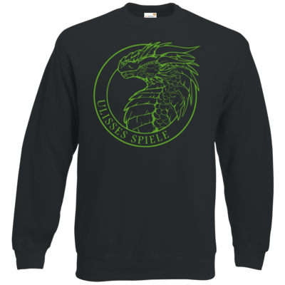 Motiv: Sweatshirt Classic - Ulisses - Logo Outline - bestimme auf Wunsch Details wie Produkt, Grösse, Farbe und Position selbst ! Motiv: Sweatshirt Classic - Ulisses - Logo Outline