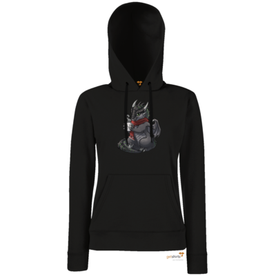 Motiv: Hoodie Damen Classic - Ulisses - Chibi - Weihnachtsmotiv 1 - bestimme auf Wunsch Details wie Produkt, Grösse, Farbe und Position selbst ! Motiv: Hoodie Damen Classic - Ulisses - Chibi - Weihnachtsmotiv 1