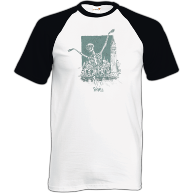Motiv: TShirt Baseball - HeXXen - Totentanz - bestimme auf Wunsch Details wie Produkt, Grösse, Farbe und Position selbst ! Motiv: TShirt Baseball - HeXXen - Totentanz