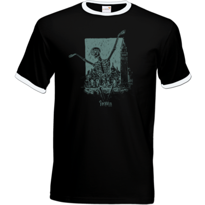 Motiv: T-Shirt Ringer - HeXXen - Totentanz - bestimme auf Wunsch Details wie Produkt, Grösse, Farbe und Position selbst ! Motiv: T-Shirt Ringer - HeXXen - Totentanz