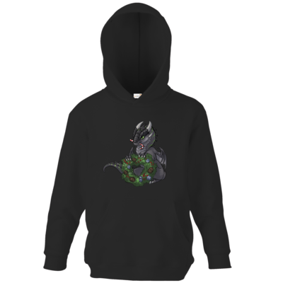 Motiv: Kids Hooded Sweat - Ulisses - Chibi - Weihnachtsmotiv 2 - bestimme auf Wunsch Details wie Produkt, Grösse, Farbe und Position selbst ! Motiv: Kids Hooded Sweat - Ulisses - Chibi - Weihnachtsmotiv 2