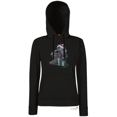Motiv: Hoodie Damen Classic - Ulisses - Chibi - Weihnachtsmotiv 3 - bestimme auf Wunsch Details wie Produkt, Grösse, Farbe und Position selbst ! Motiv: Hoodie Damen Classic - Ulisses - Chibi - Weihnachtsmotiv 3