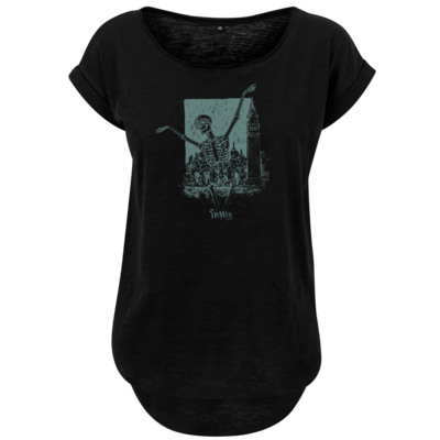 Motiv: Ladies Long Slub Tee - HeXXen - Totentanz - bestimme auf Wunsch Details wie Produkt, Grösse, Farbe und Position selbst ! Motiv: Ladies Long Slub Tee - HeXXen - Totentanz