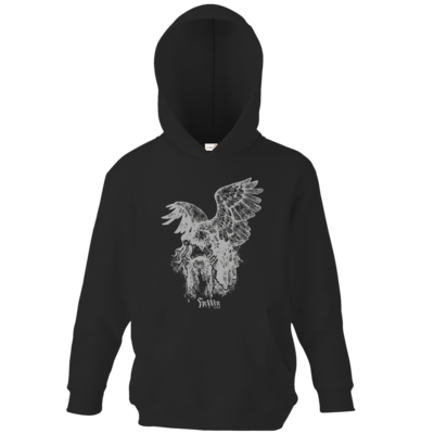 Motiv: Kids Hooded Sweat - HeXXen - Harpyie - bestimme auf Wunsch Details wie Produkt, Grösse, Farbe und Position selbst ! Motiv: Kids Hooded Sweat - HeXXen - Harpyie
