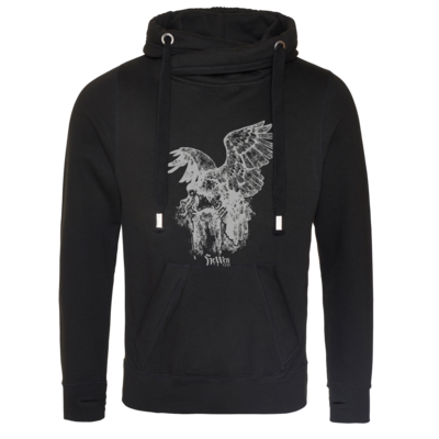 Motiv: Cross Neck Hoodie - HeXXen - Harpyie - bestimme auf Wunsch Details wie Produkt, Grösse, Farbe und Position selbst ! Motiv: Cross Neck Hoodie - HeXXen - Harpyie