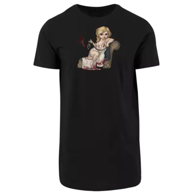 Motiv: Shaped Long Tee - Dämonen Chibi - Belkelel - bestimme auf Wunsch Details wie Produkt, Grösse, Farbe und Position selbst ! Motiv: Shaped Long Tee - Dämonen Chibi - Belkelel