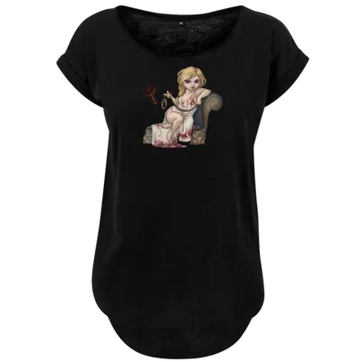 Motiv: Ladies Long Slub Tee - Dämonen Chibi - Belkelel - bestimme auf Wunsch Details wie Produkt, Grösse, Farbe und Position selbst ! Motiv: Ladies Long Slub Tee - Dämonen Chibi - Belkelel
