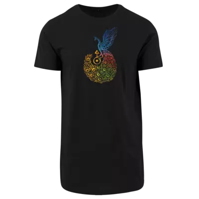 Motiv: Shaped Long Tee - Götter - Aves - Symbol - bestimme auf Wunsch Details wie Produkt, Grösse, Farbe und Position selbst ! Motiv: Shaped Long Tee - Götter - Aves - Symbol