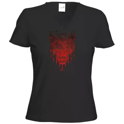 Motiv: T-Shirt Damen V-Neck Classic - Götter - Kor - Symbol - bestimme auf Wunsch Details wie Produkt, Grösse, Farbe und Position selbst ! Motiv: T-Shirt Damen V-Neck Classic - Götter - Kor - Symbol