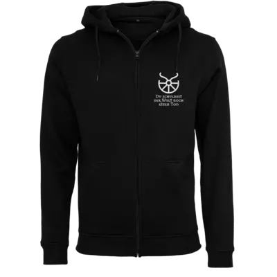 Motiv: Heavy Zip-Hoodie - Sprüche - Götter - Boron - Du schuldest der Welt noch einen Tod - bestimme auf Wunsch Details wie Produkt, Grösse, Farbe und Position selbst ! Motiv: Heavy Zip-Hoodie - Sprüche - Götter - Boron - Du schuldest der Welt noch einen Tod