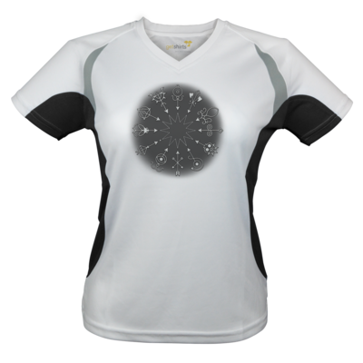 Motiv: Laufshirt Lady Running T - Götter und Dämonen - Dämonenkreis - bestimme auf Wunsch Details wie Produkt, Grösse, Farbe und Position selbst ! Motiv: Laufshirt Lady Running T - Götter und Dämonen - Dämonenkreis