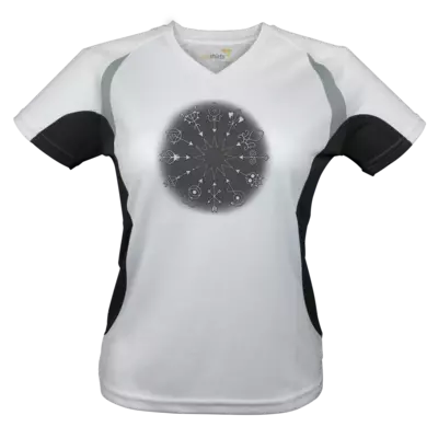 Motiv: Laufshirt Lady Running T - Götter und Dämonen - Dämonenkreis - bestimme auf Wunsch Details wie Produkt, Grösse, Farbe und Position selbst ! Motiv: Laufshirt Lady Running T - Götter und Dämonen - Dämonenkreis