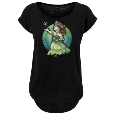 Motiv: Ladies Long Slub Tee - Götter - Hesinde - Chibi - bestimme auf Wunsch Details wie Produkt, Grösse, Farbe und Position selbst ! Motiv: Ladies Long Slub Tee - Götter - Hesinde - Chibi