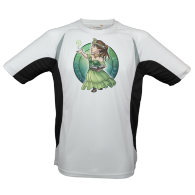 Motiv: Laufshirt Running T - Götter - Hesinde - Chibi - bestimme auf Wunsch Details wie Produkt, Grösse, Farbe und Position selbst ! Motiv: Laufshirt Running T - Götter - Hesinde - Chibi