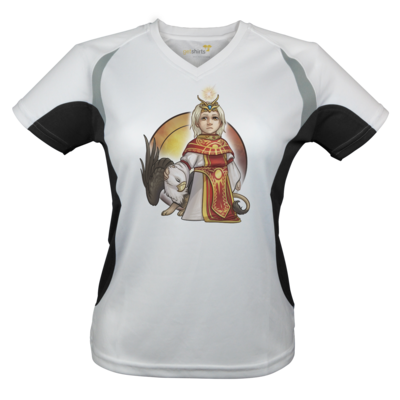 Motiv: Laufshirt Lady Running T - Götter - Praios - Chibi - bestimme auf Wunsch Details wie Produkt, Grösse, Farbe und Position selbst ! Motiv: Laufshirt Lady Running T - Götter - Praios - Chibi