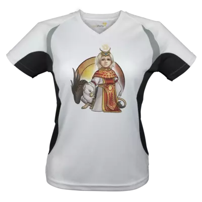 Motiv: Laufshirt Lady Running T - Götter - Praios - Chibi - bestimme auf Wunsch Details wie Produkt, Grösse, Farbe und Position selbst ! Motiv: Laufshirt Lady Running T - Götter - Praios - Chibi