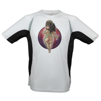 Motiv: Laufshirt Running T - Götter - Rahja - Chibi - bestimme auf Wunsch Details wie Produkt, Grösse, Farbe und Position selbst ! Motiv: Laufshirt Running T - Götter - Rahja - Chibi