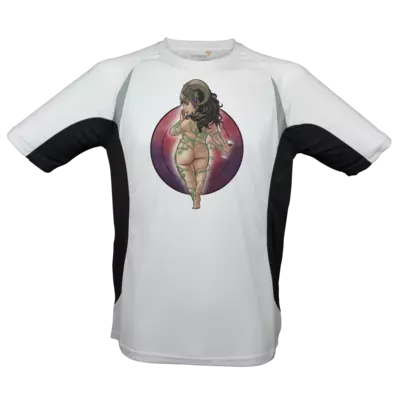 Motiv: Laufshirt Running T - Götter - Rahja - Chibi - bestimme auf Wunsch Details wie Produkt, Grösse, Farbe und Position selbst ! Motiv: Laufshirt Running T - Götter - Rahja - Chibi