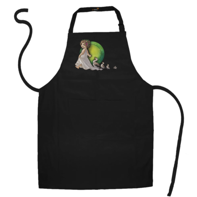 Motiv: Schürze - Götter - Travia - Chibi - bestimme auf Wunsch Details wie Produkt, Grösse, Farbe und Position selbst ! Motiv: Schürze - Götter - Travia - Chibi