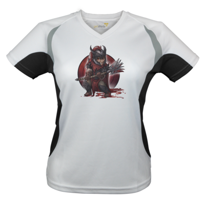 Motiv: Laufshirt Lady Running T - Götter - Kor - Chibi - bestimme auf Wunsch Details wie Produkt, Grösse, Farbe und Position selbst ! Motiv: Laufshirt Lady Running T - Götter - Kor - Chibi