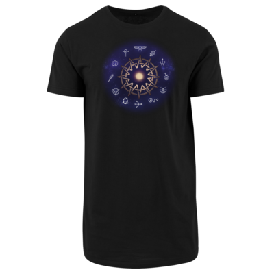 Motiv: Shaped Long Tee - Götter - Zwölfgötterkreis - bestimme auf Wunsch Details wie Produkt, Grösse, Farbe und Position selbst ! Motiv: Shaped Long Tee - Götter - Zwölfgötterkreis
