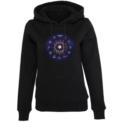 Motiv: Womens Heavy Hoody - Götter - Zwölfgötterkreis - bestimme auf Wunsch Details wie Produkt, Grösse, Farbe und Position selbst ! Motiv: Womens Heavy Hoody - Götter - Zwölfgötterkreis