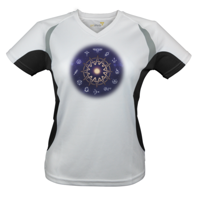 Motiv: Laufshirt Lady Running T - Götter - Zwölfgötterkreis - bestimme auf Wunsch Details wie Produkt, Grösse, Farbe und Position selbst ! Motiv: Laufshirt Lady Running T - Götter - Zwölfgötterkreis
