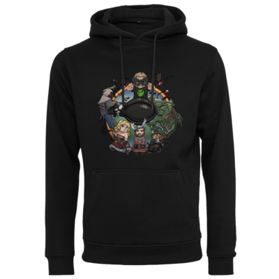 Motiv: Heavy Hoodie - Let's Plays - Das Buch Der Abenteuer - Chibi - bestimme auf Wunsch Details wie Produkt, Grösse, Farbe und Position selbst ! Motiv: Heavy Hoodie - Let's Plays - Das Buch Der Abenteuer - Chibi