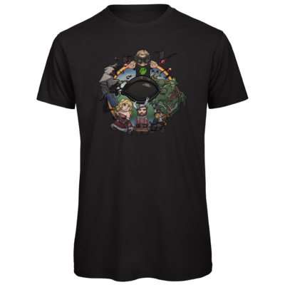 Motiv: Organic T-Shirt - Let's Plays - Das Buch Der Abenteuer - Chibi - bestimme auf Wunsch Details wie Produkt, Grösse, Farbe und Position selbst ! Motiv: Organic T-Shirt - Let's Plays - Das Buch Der Abenteuer - Chibi
