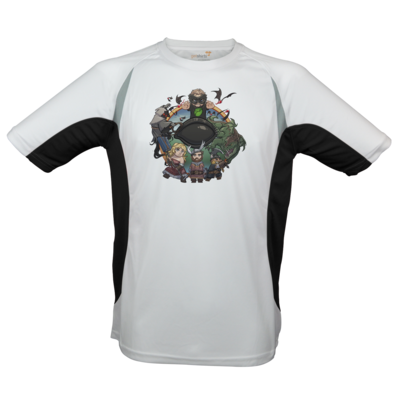 Motiv: Laufshirt Running T - Let's Plays - Das Buch Der Abenteuer - Chibi - bestimme auf Wunsch Details wie Produkt, Grösse, Farbe und Position selbst ! Motiv: Laufshirt Running T - Let's Plays - Das Buch Der Abenteuer - Chibi