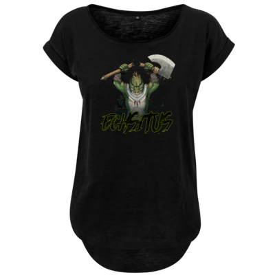 Motiv: Ladies Long Slub Tee - Let's Plays - Echsitus - bestimme auf Wunsch Details wie Produkt, Grösse, Farbe und Position selbst ! Motiv: Ladies Long Slub Tee - Let's Plays - Echsitus