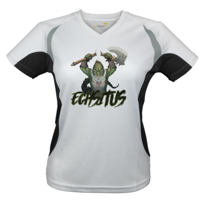 Motiv: Laufshirt Lady Running T - Let's Plays - Echsitus - bestimme auf Wunsch Details wie Produkt, Grösse, Farbe und Position selbst ! Motiv: Laufshirt Lady Running T - Let's Plays - Echsitus