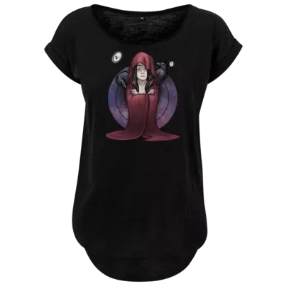 Motiv: Ladies Long Slub Tee - Götter - Boron - Chibi - bestimme auf Wunsch Details wie Produkt, Grösse, Farbe und Position selbst ! Motiv: Ladies Long Slub Tee - Götter - Boron - Chibi