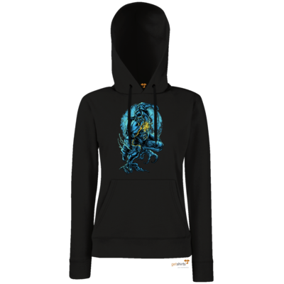 Motiv: Hoodie Damen Classic - angry - bestimme auf Wunsch Details wie Produkt, Grösse, Farbe und Position selbst ! Motiv: Hoodie Damen Classic - angry