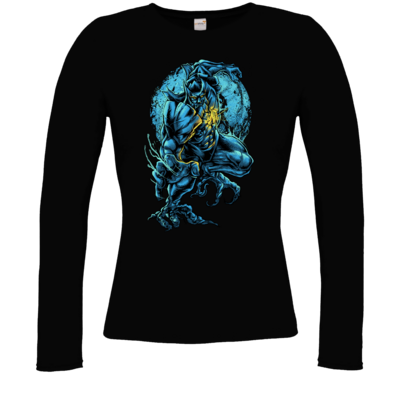 Motiv: Longsleeve Damen Organic - angry - bestimme auf Wunsch Details wie Produkt, Grösse, Farbe und Position selbst ! Motiv: Longsleeve Damen Organic - angry