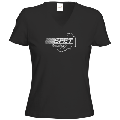 Motiv: T-Shirt Damen V-Neck Classic - SPET Racing - bestimme auf Wunsch Details wie Produkt, Grösse, Farbe und Position selbst ! Motiv: T-Shirt Damen V-Neck Classic - SPET Racing