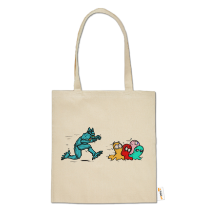 Motiv: Baumwolltasche - Pac-Man - bestimme auf Wunsch Details wie Produkt, Grösse, Farbe und Position selbst ! Motiv: Baumwolltasche - Pac-Man