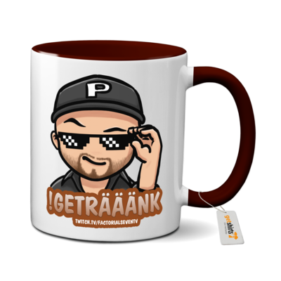 Motiv: Tasse farbig - Geträäänk