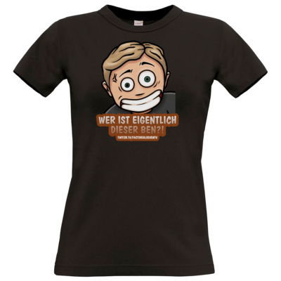Motiv: T-Shirt Damen Premium FAIR WEAR - Ben? - bestimme auf Wunsch Details wie Produkt, Grösse, Farbe und Position selbst ! Motiv: T-Shirt Damen Premium FAIR WEAR - Ben?