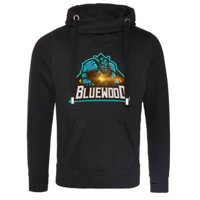 Motiv: Cross Neck Hoodie - Logo - bestimme auf Wunsch Details wie Produkt, Grösse, Farbe und Position selbst ! Motiv: Cross Neck Hoodie - Logo