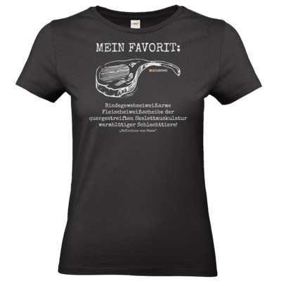 Motiv: T-Shirt Damen Premium FAIR WEAR - Definition Steak - bestimme auf Wunsch Details wie Produkt, Grösse, Farbe und Position selbst ! Motiv: T-Shirt Damen Premium FAIR WEAR - Definition Steak