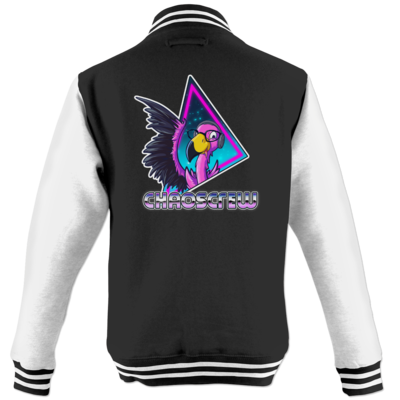 Motiv: College Jacke - Cha0sCrew - bestimme auf Wunsch Details wie Produkt, Grösse, Farbe und Position selbst ! Motiv: College Jacke - Cha0sCrew