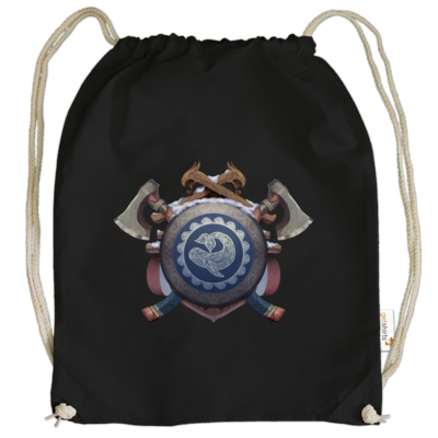 Motiv: Cotton Gymsac - Wappen - Thorwal - bestimme auf Wunsch Details wie Produkt, Grösse, Farbe und Position selbst ! Motiv: Cotton Gymsac - Wappen - Thorwal