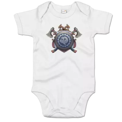 Motiv: Baby Body Organic - Wappen - Thorwal - bestimme auf Wunsch Details wie Produkt, Grösse, Farbe und Position selbst ! Motiv: Baby Body Organic - Wappen - Thorwal