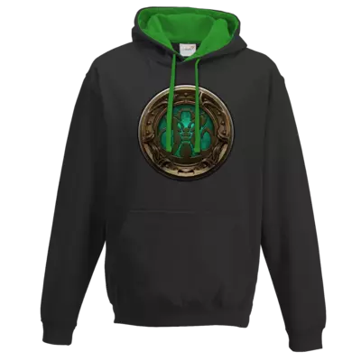 Motiv: Two-Tone Hoodie - Götter Siegel - Natûru-Gon - bestimme auf Wunsch Details wie Produkt, Grösse, Farbe und Position selbst ! Motiv: Two-Tone Hoodie - Götter Siegel - Natûru-Gon